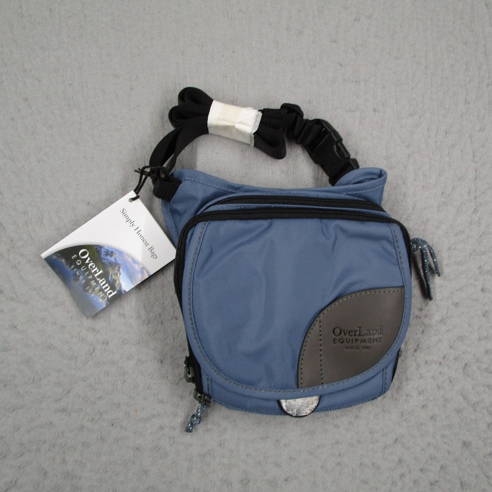 OverLand Equipment Bayliss Storm Blue Ballistic Nylon Waist Pack Shoulder Bag
